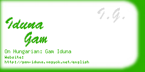 iduna gam business card